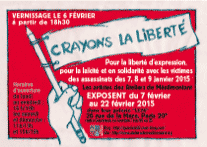 Ausstellung Crayons la liberté - Paris