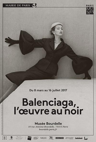 Ausstellung Balenciaga „L’œuvre au noir“