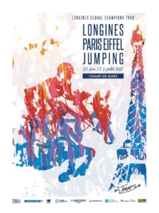 Plakat Longines Paris Eiffelturm Jumping 2017