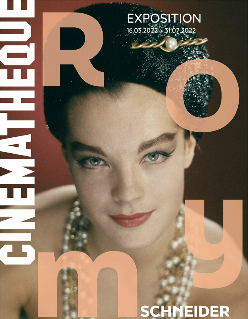 Plakat Ausstellung Romy  Cinémathèque française