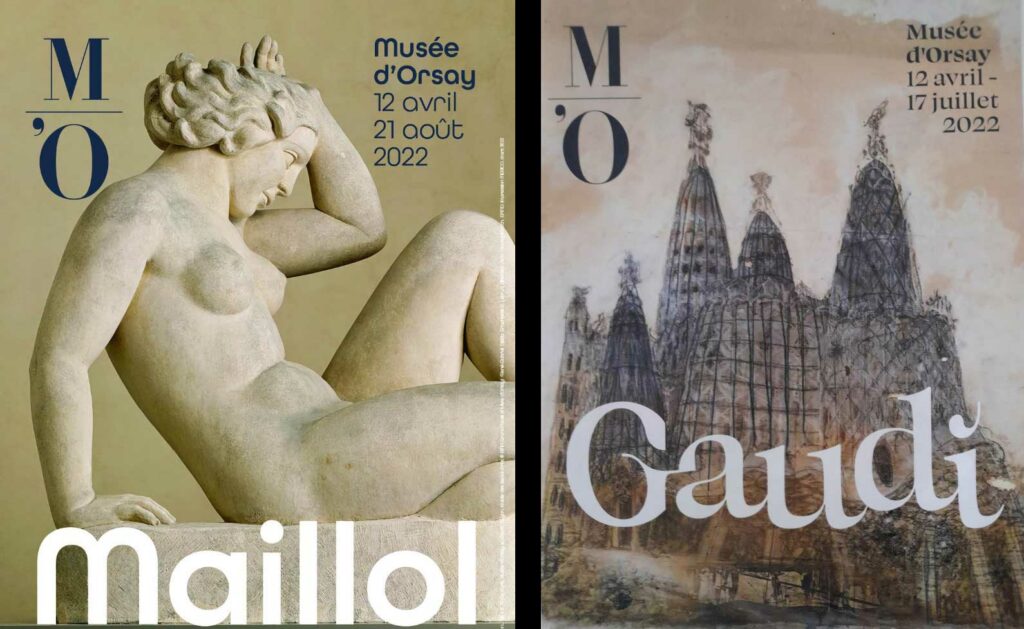Ausstellungen im Musée d'Orsay - Gaudi - Maillol