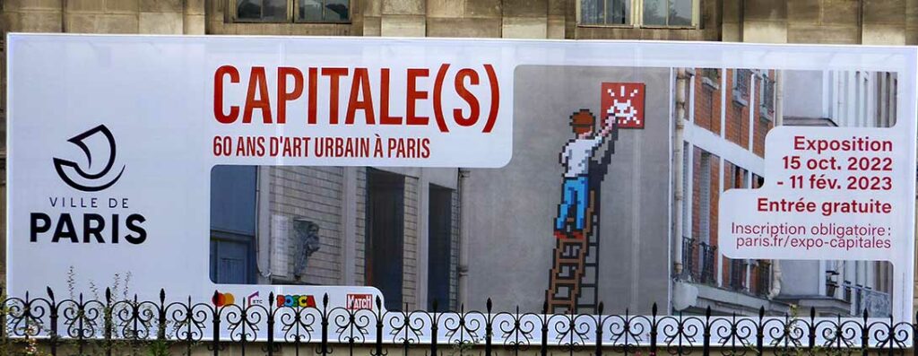 Street-Art-Ausstellung im Hôtel de Ville, Paris