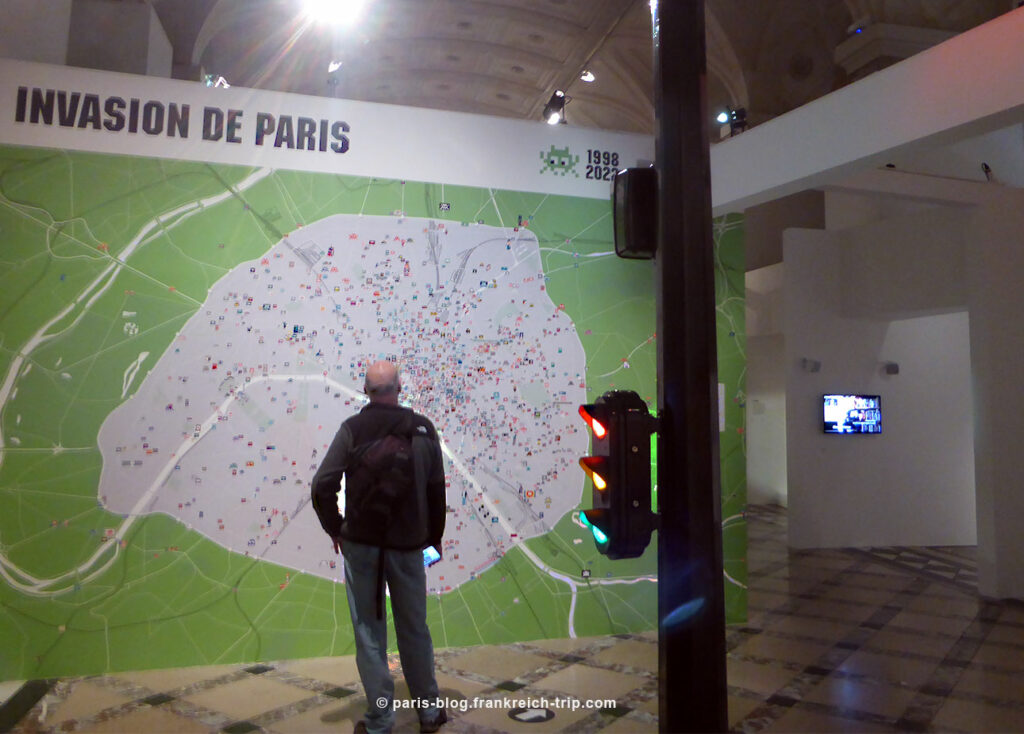 Stadtplan Paris Street-Art-Ausstellung im Hôtel de Ville