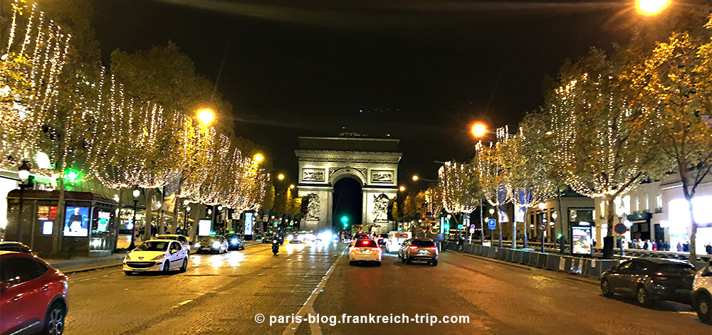 Weihnachtsbeleuchtung 2022 Champs-Elysées, Paris