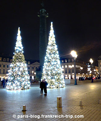 Weihnachtsbeleuchtung 2022 Place Vendome