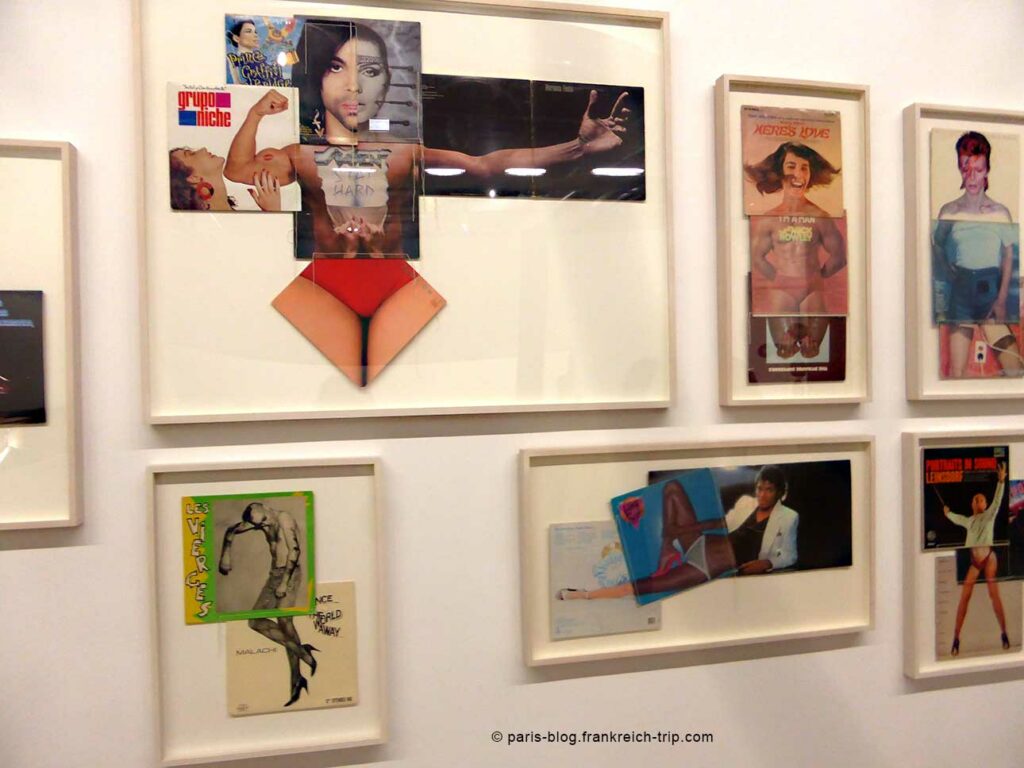Plattencover Collagen - Ausstellung Christian Marclay - Centre Pompidou