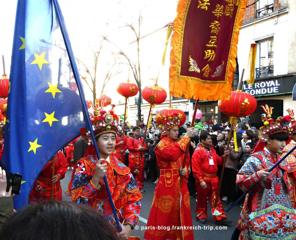 Umzug chinesisches Neujahrsfest in Paris
