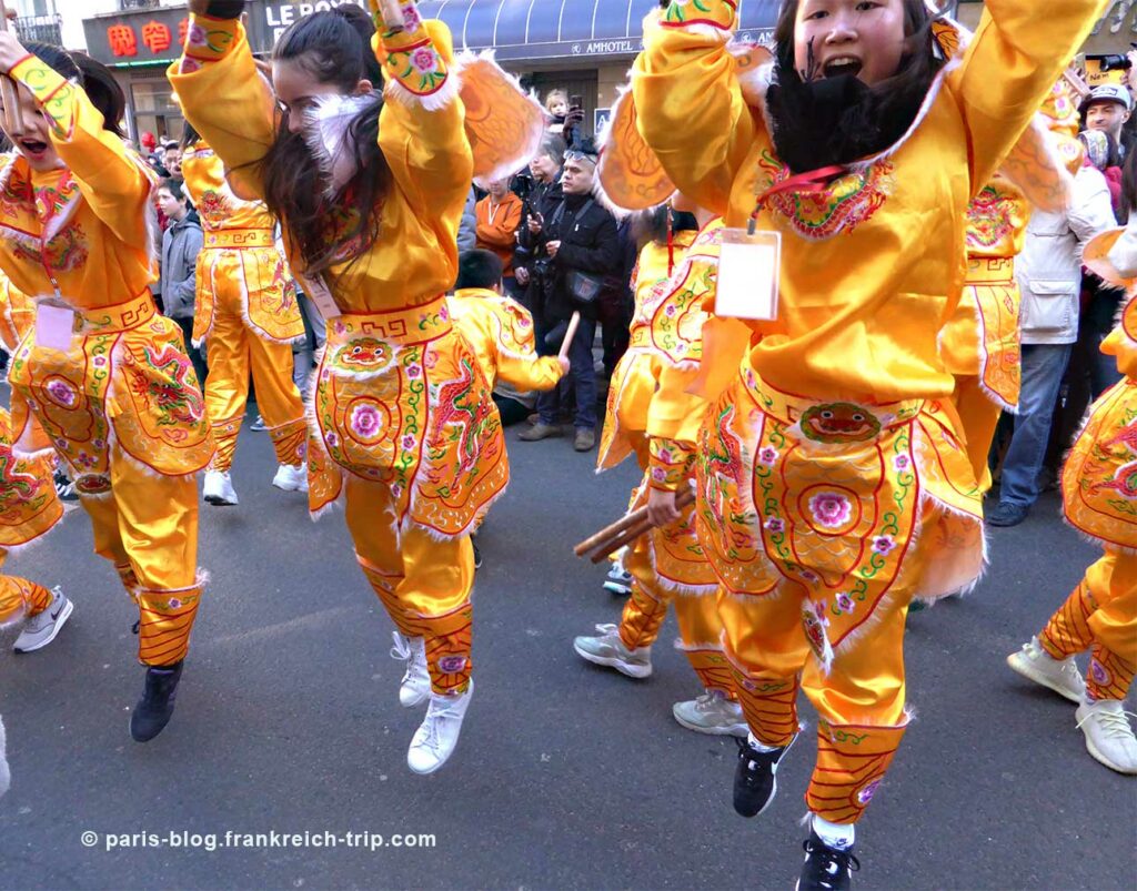 Umzug chinesisches Neujahrsfest in Paris