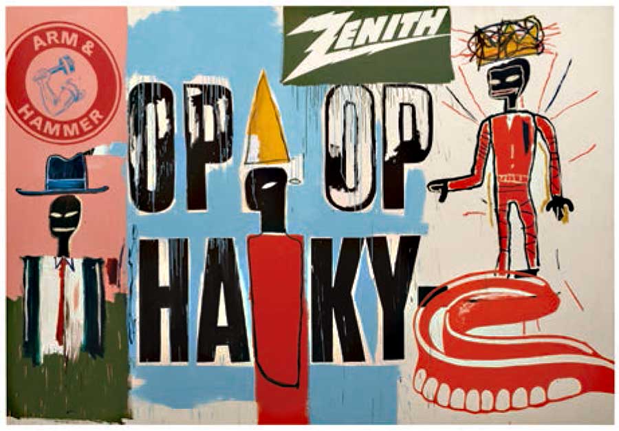 Jean-Michel Basquiat, Andy Warhol,
OP OP,