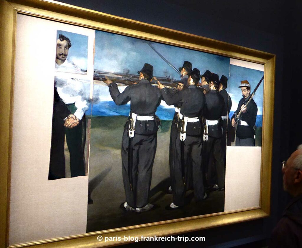 Die Hinrichtung Maximilians, Manet - Musée d'Orsay