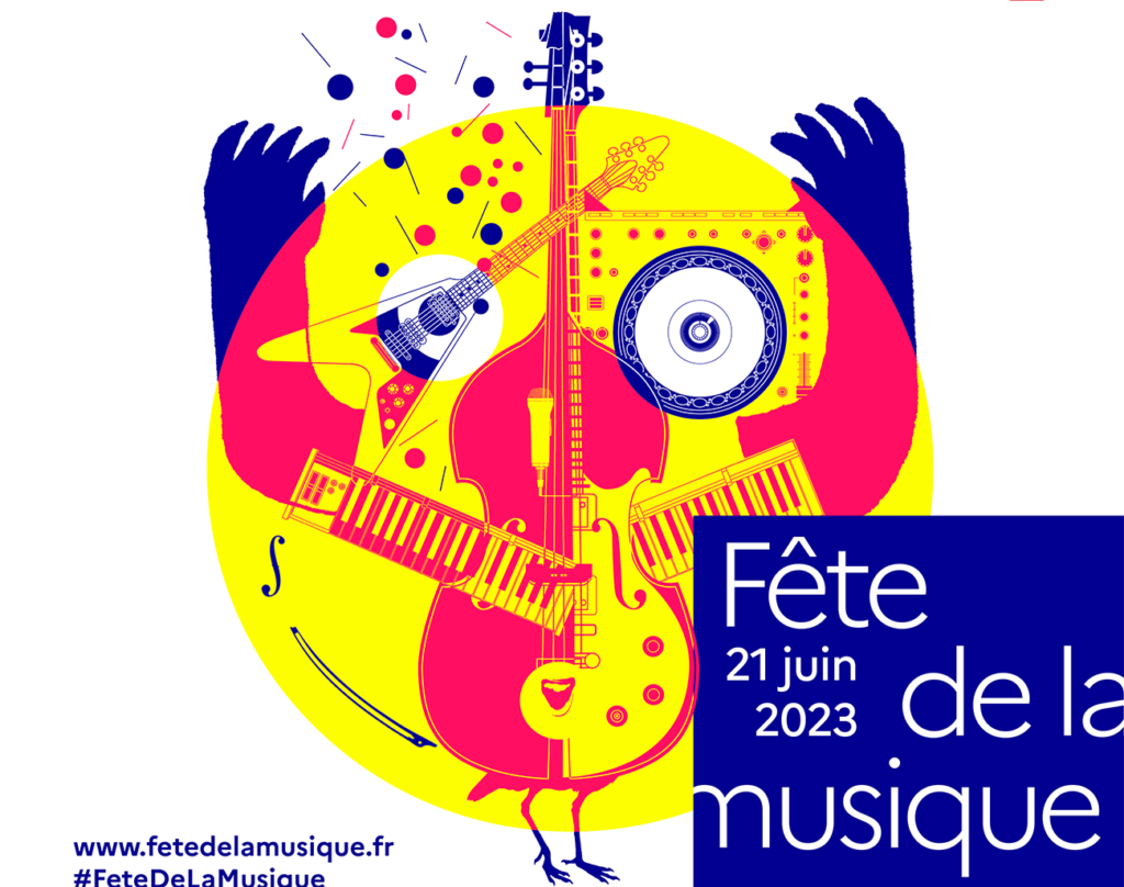 Fest der Musik - Fête de la musique 2023  - Plakat