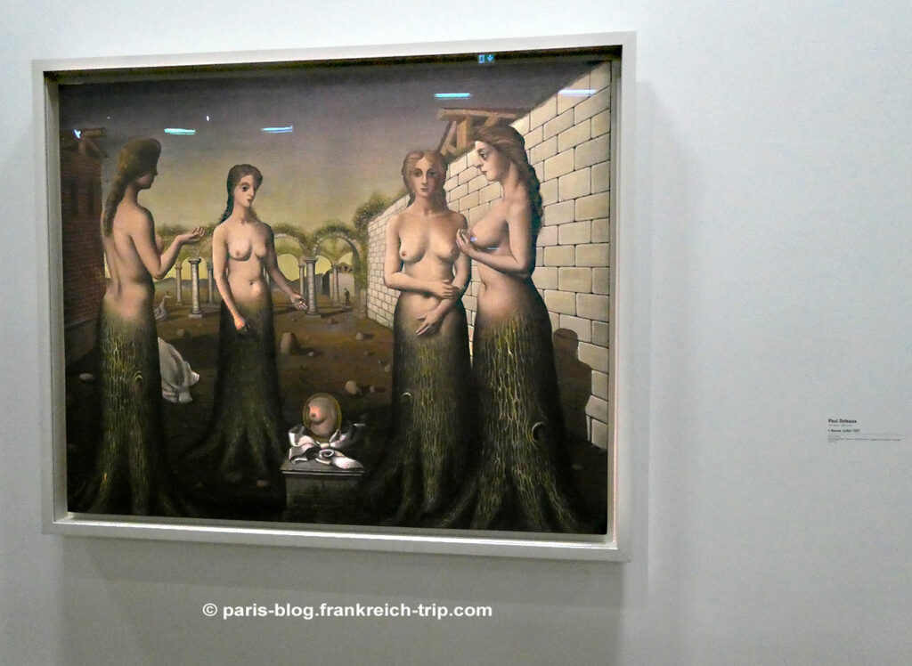 Bild von Paul Delvaux - Sonderausstellung Surrealismus im Centre Pompidou