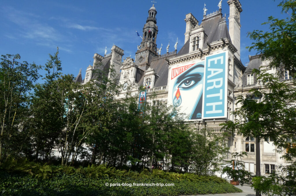 Urbaner Wald am Hôtel de Ville, Paris